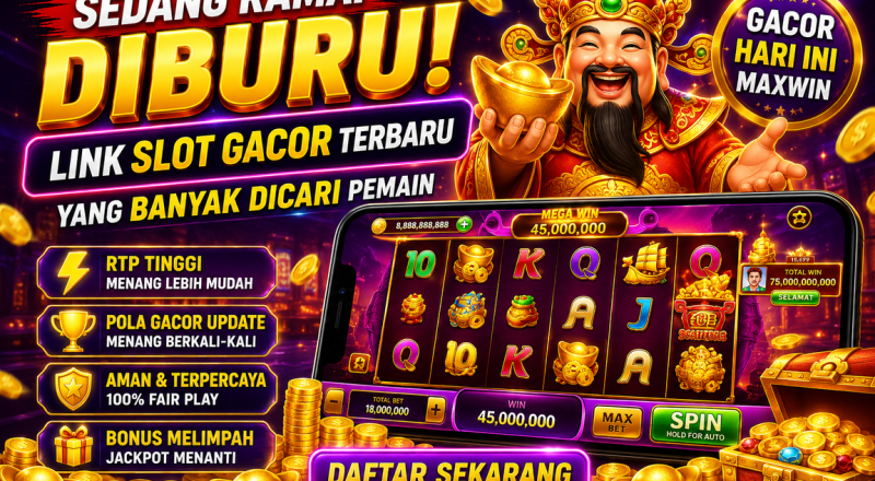 Sedang Ramai Diburu! Link Slot Gacor Terbaru yang Banyak Dicari Pemain
